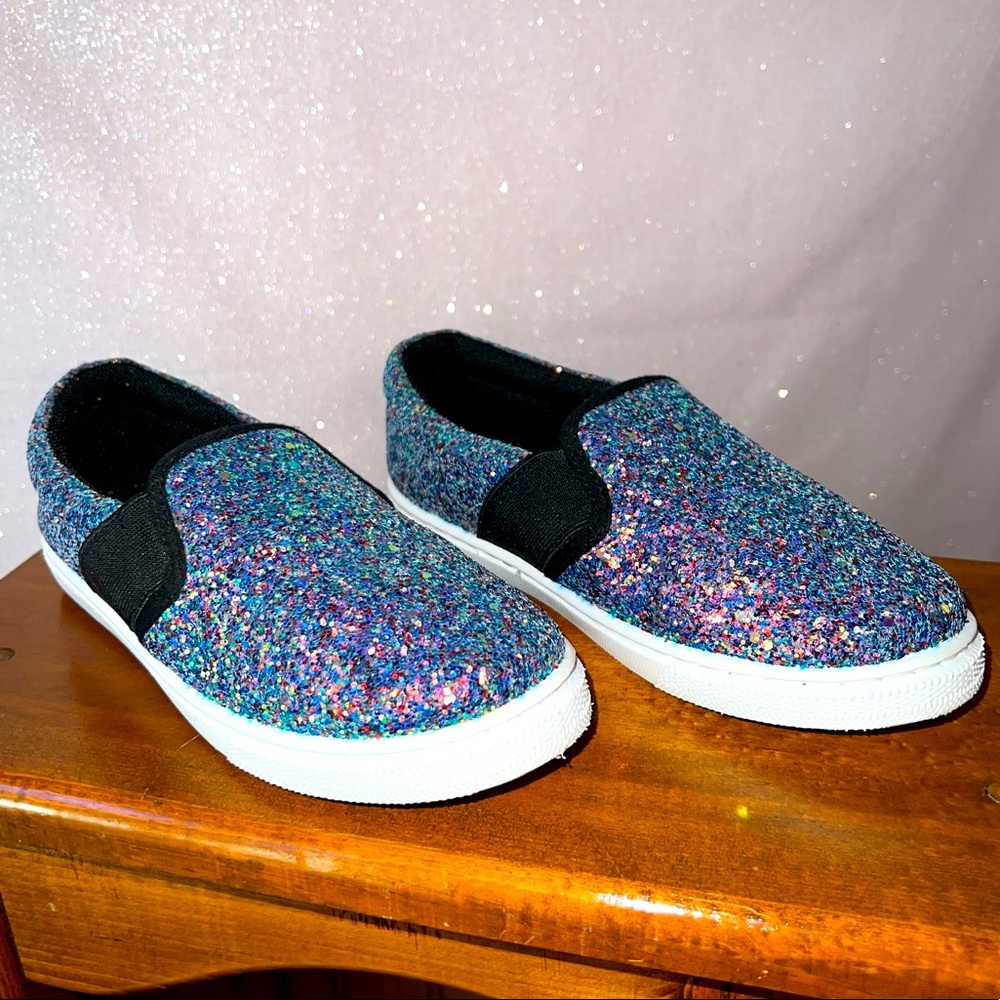 FabKids Glitter Slip-On Shoes